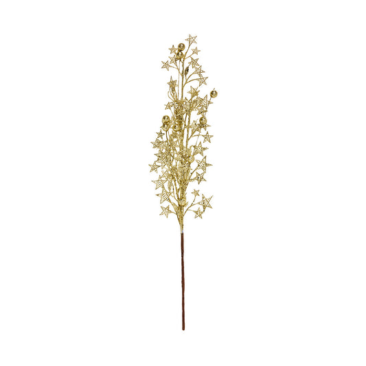 Star/Bauble/Swizzle Branch Glittered