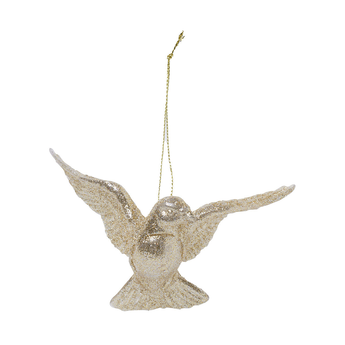 Glittered Dove Decoration Gold/Silver