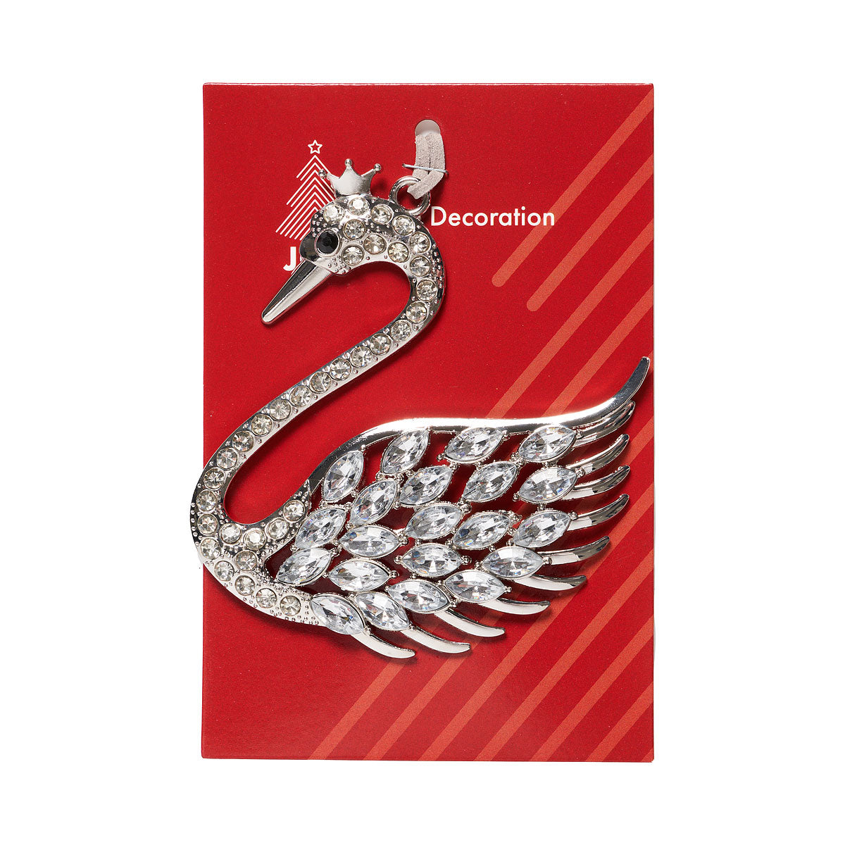 Silver Gemmed Animal Tree Decoration