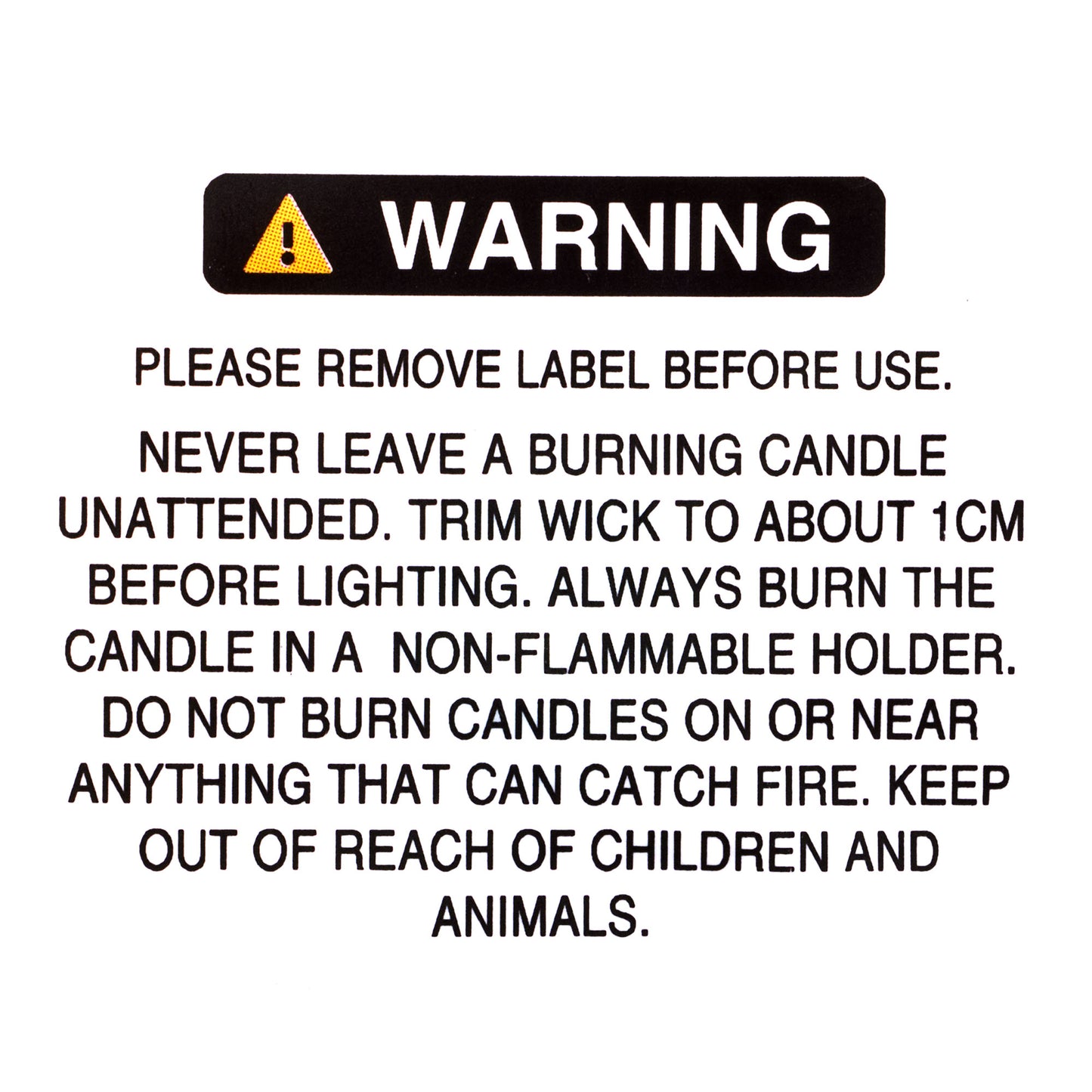 Halloween Printed Pillar Candle 12cm