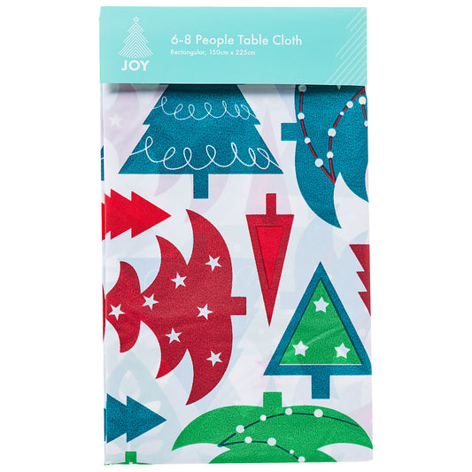 Plastic Tablecloth Christmas Theme Assorted