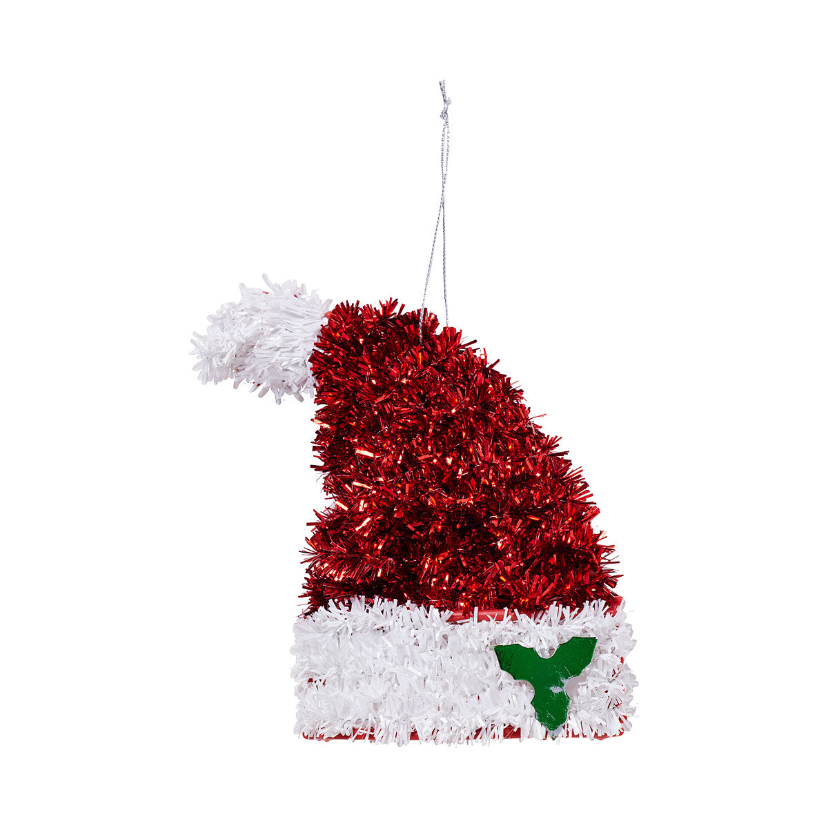 Mini Tinsel Decoration Hat/Stocking