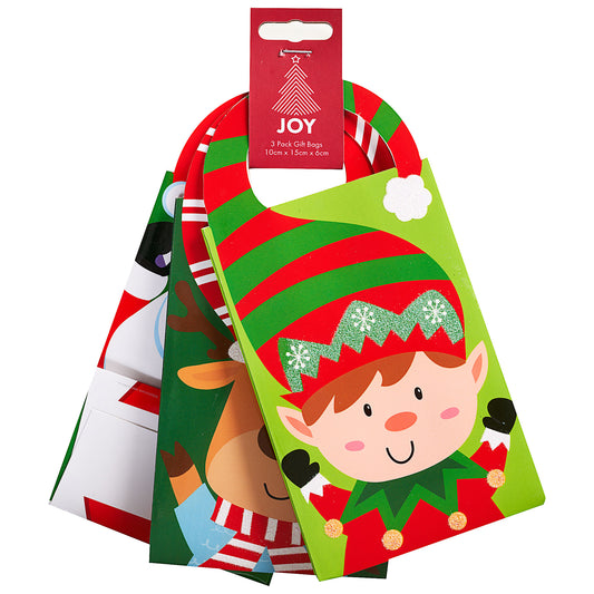 Paper Gift Bags 3pk