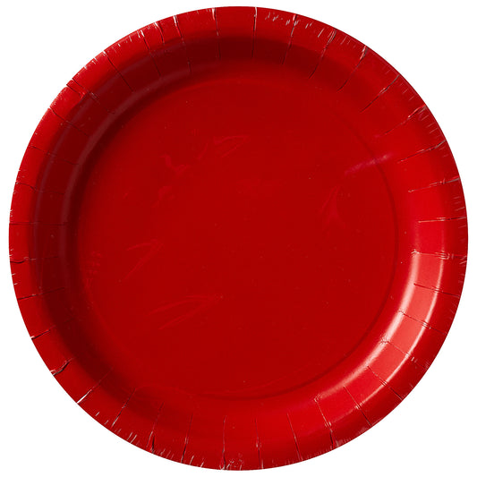 Dinner Plate 23cm Red 16pk