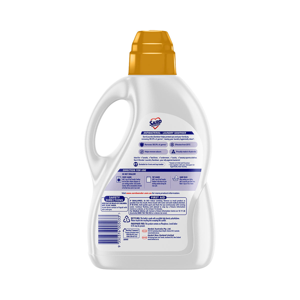 Sard Laundry Sanitiser 1.5L