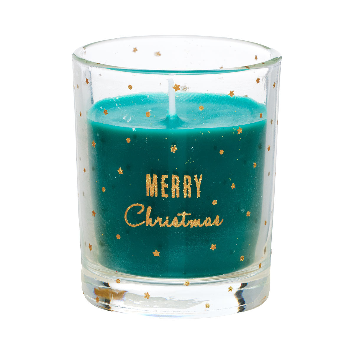 Print Glass Votive Candle 6cm Assorted