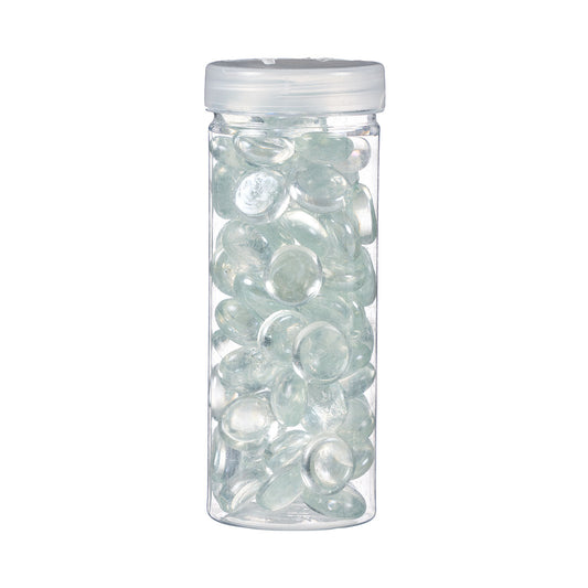 Décor Pebbles In Tube Clear/Blue