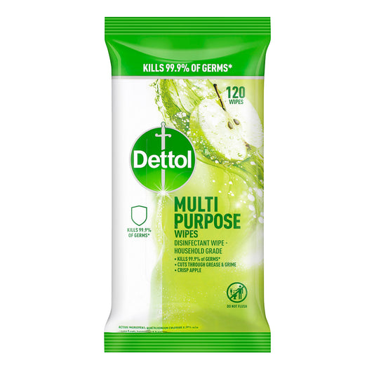 Dettol Multipurpose Wipes Apple 120pk