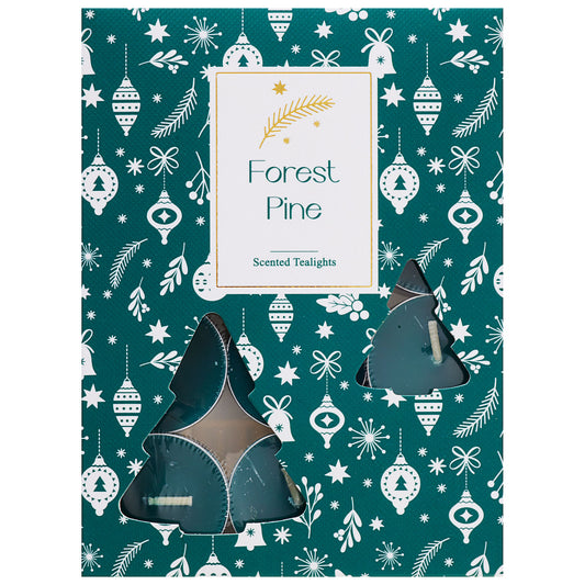 Jade Pine Tealight Candles 24pk