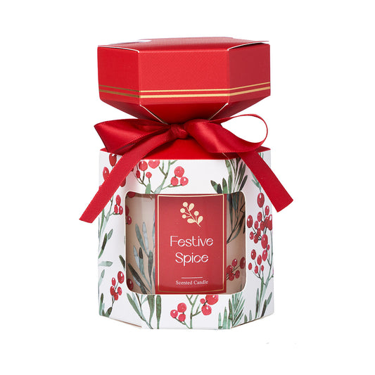 Bon Bon Berry Glass Decal Candle