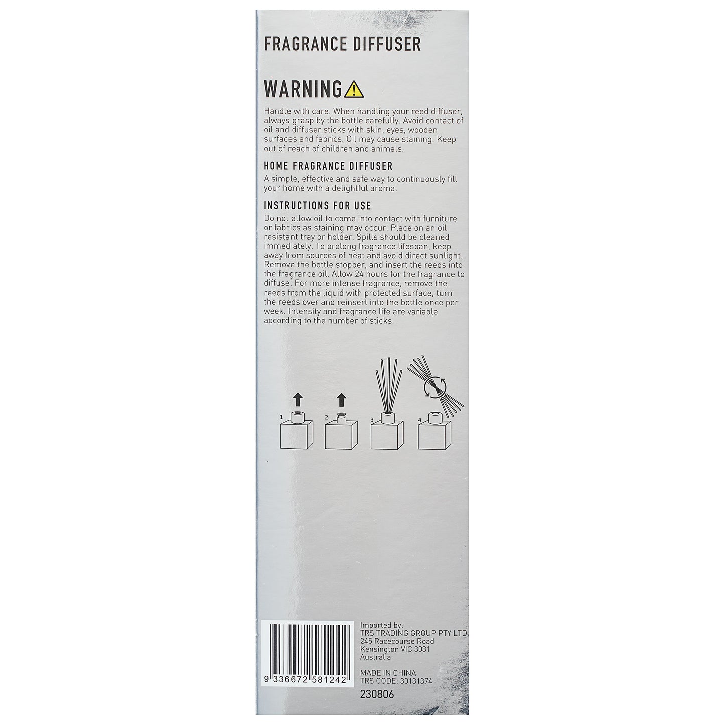 Star Reed Diffuser White