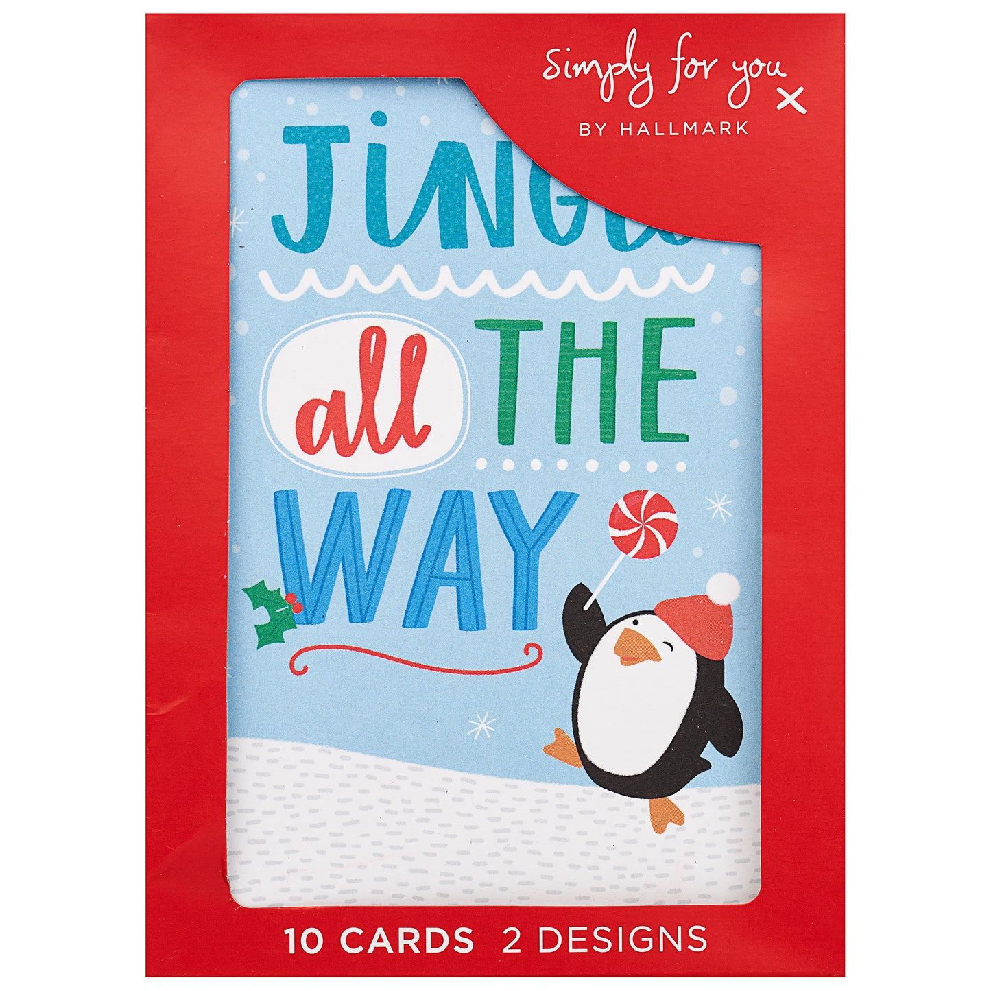 Boxed Cards Christmas/Jungle 10pk
