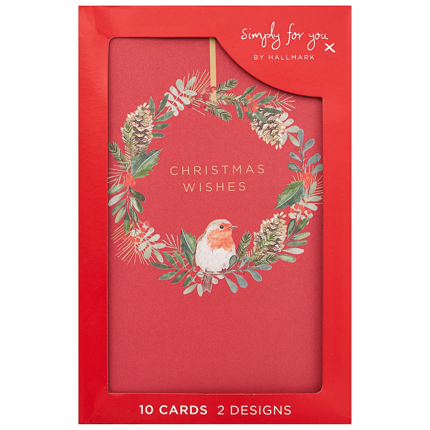 Boxed Cards Christmas Wishes 10pk