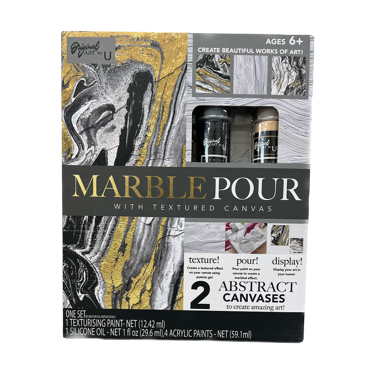 Art By U Marble Pour Studio Kit Assorted