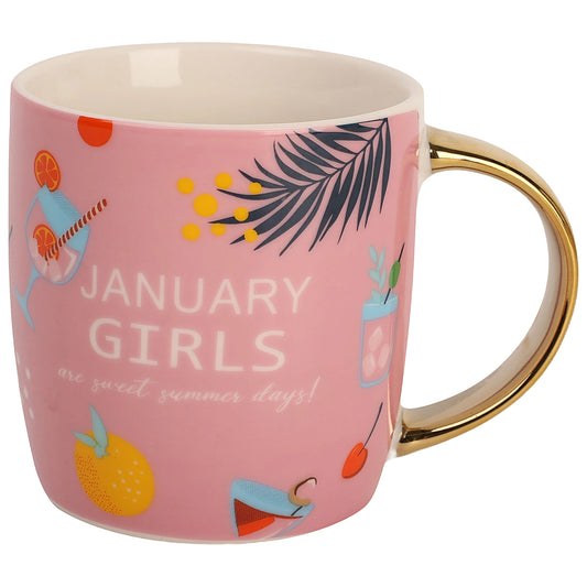 Calendar Mugs - Jan Feb March Girls