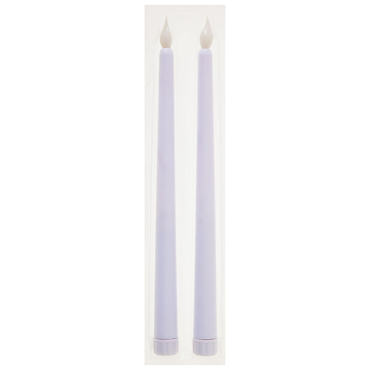 LED Taper Candle White 2pk