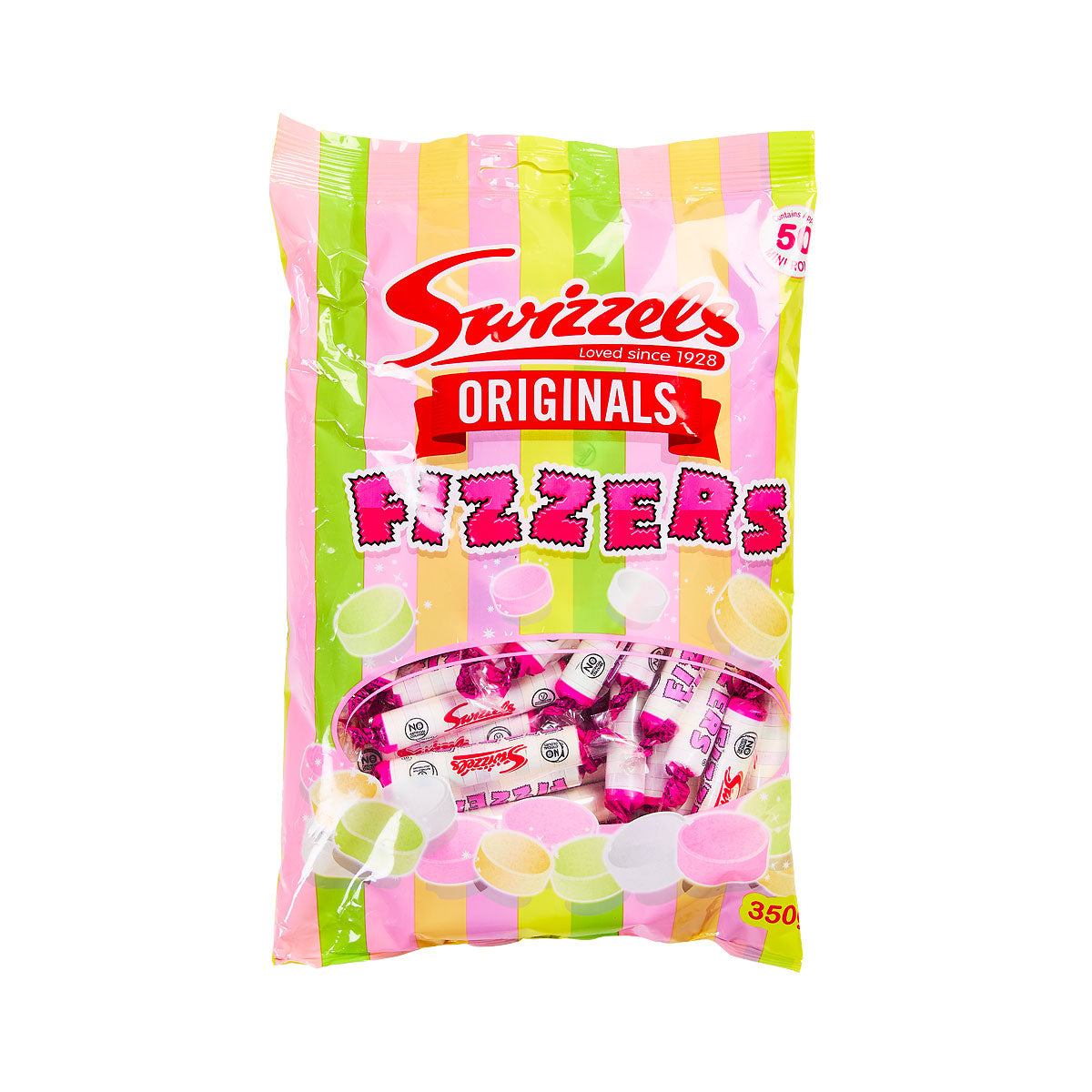Swizzels Fizzer Rolls 350g
