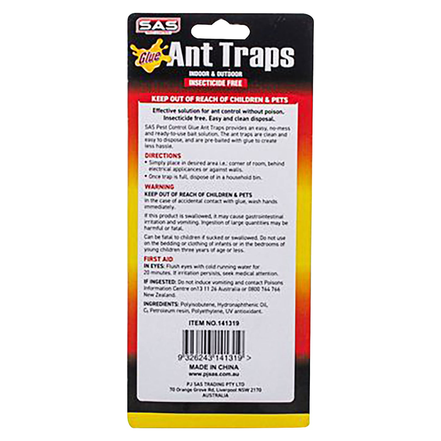 SAS Ant Traps 3pk