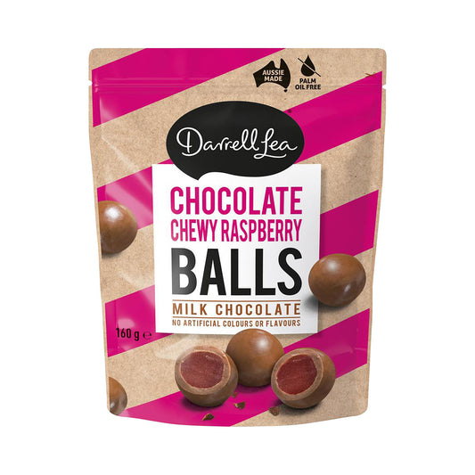 Darrell Lea Chocolate Raspberry Balls 160G