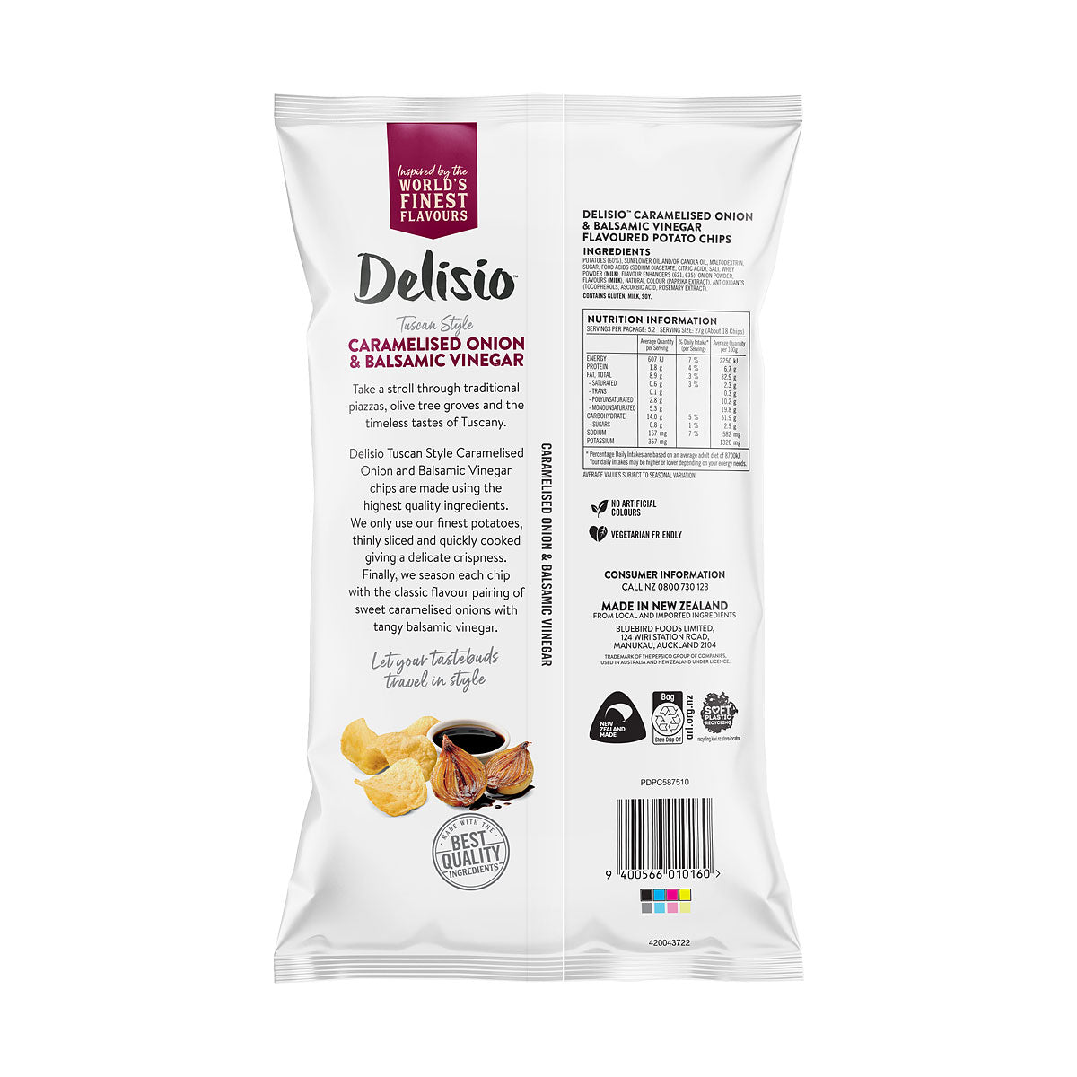 Bluebird Delisio Caramelised Onion 140g
