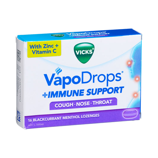 Vicks VapoDrops Immune Blackcurrant 16pk