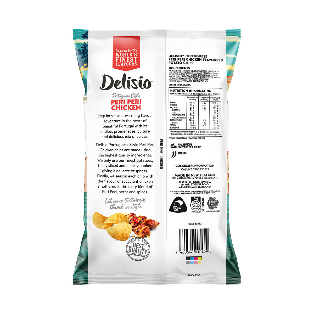 Bluebird Delisio Peri Peri Chicken 130g