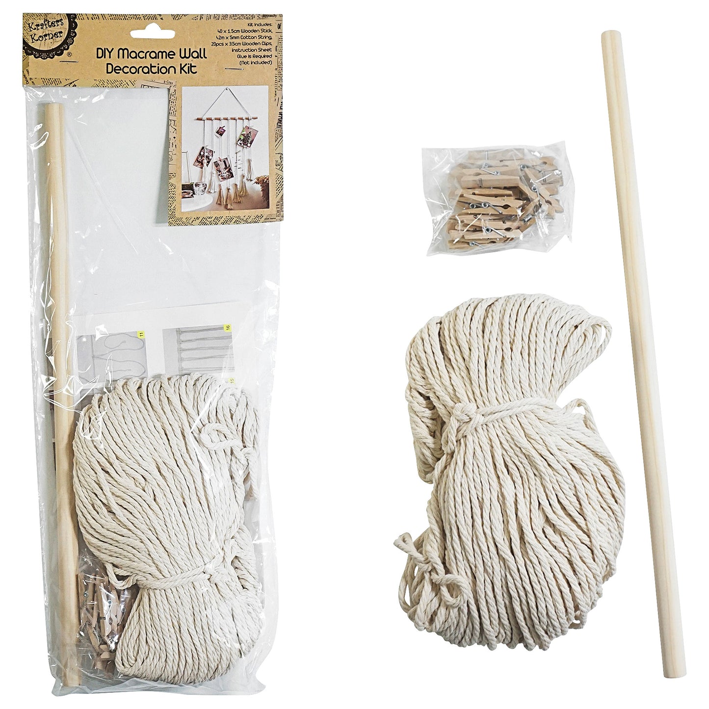 DIY Macramé Wall Decoration Kit