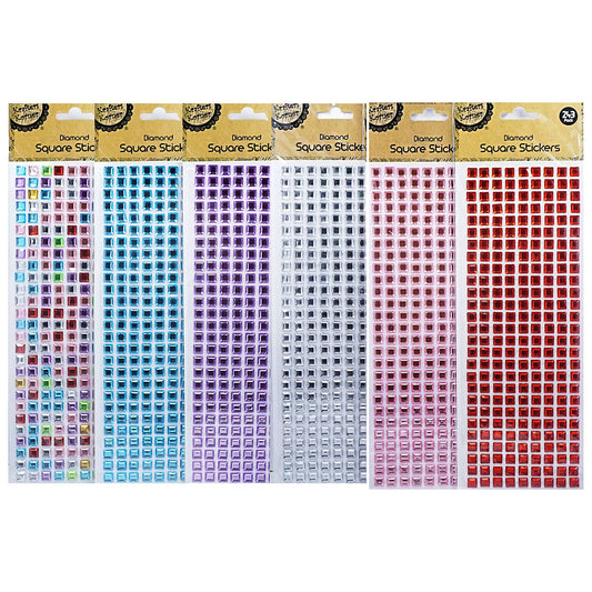 Stickers Diamond Squares