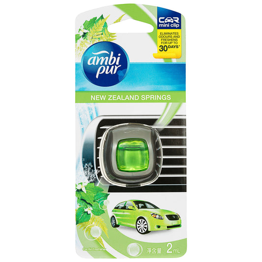 Ambi Pur Car Clip New Zealand Springs 2mL