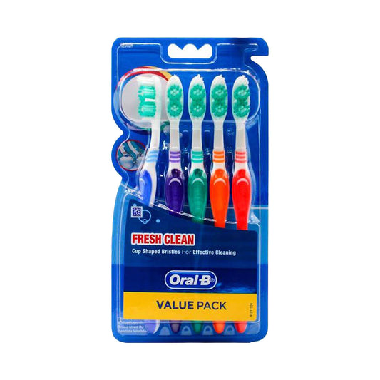 Oral B Toothbrush Fresh Clean Value 5pk