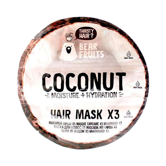 Bear Fruits Hair Mask Coconut Moisture + Hydration 3x20mL
