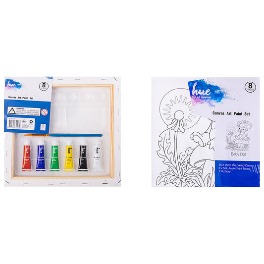 Canvas Art Paint Set Baby Doll
