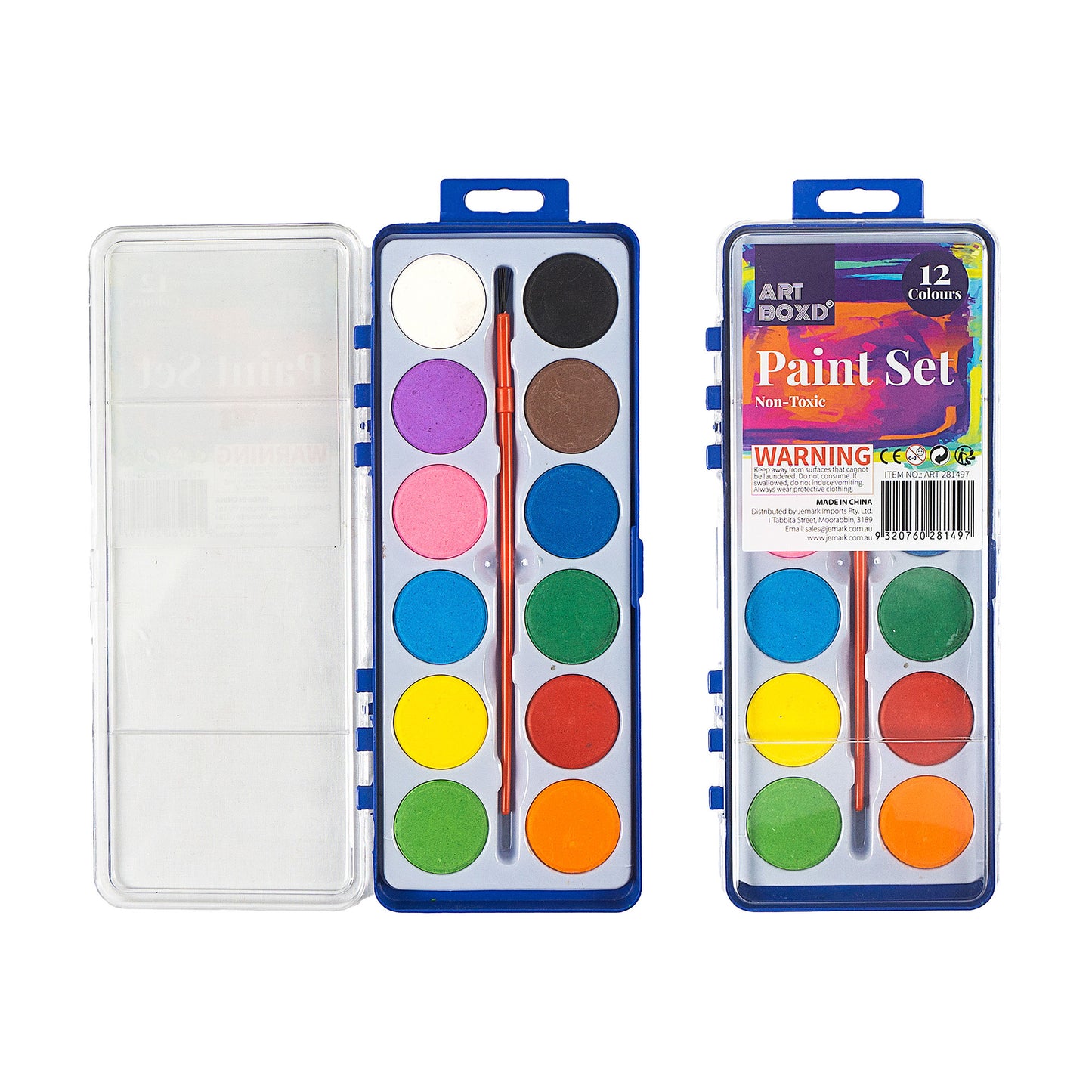 Paint Set In Container 8x22cm