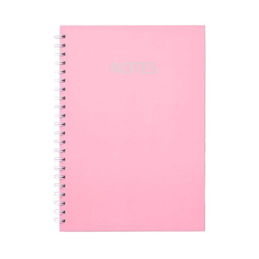 A4 Notebook Wirobound Pink