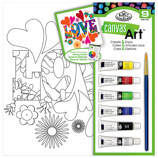 Canvas Art Paint Love