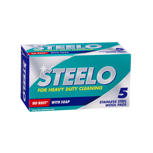 Steelo Stainless Steel Soap Pads 5pk