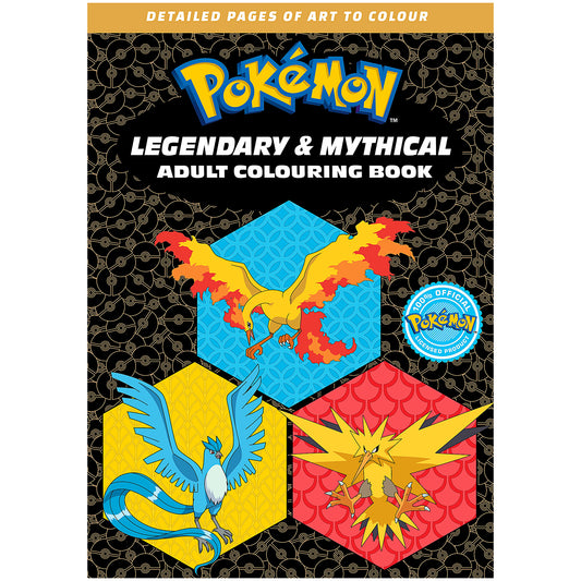 Pokemon Legendary & Mythical Colouring book