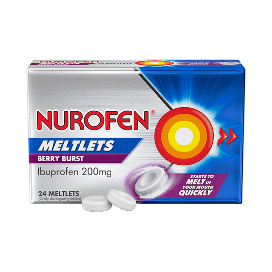 Nurofen Meltlets Berry Burst 200mg 24pk