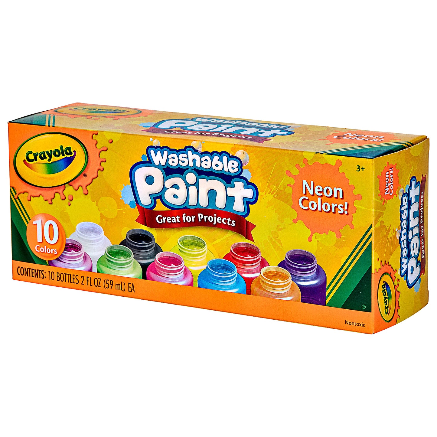 Crayola Washable Neon Paint 10pk