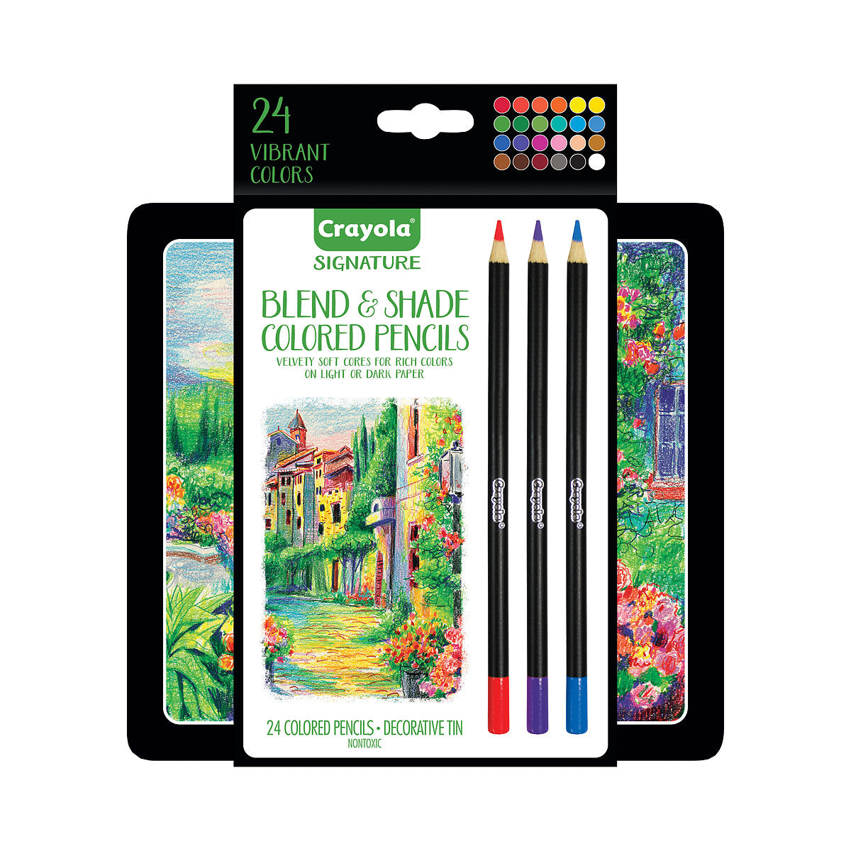 Crayola Signature Colored Pencils 24pk The Reject Shop