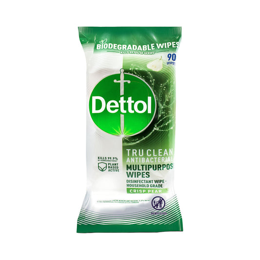 Dettol TruClean Wipes Pear 90pk