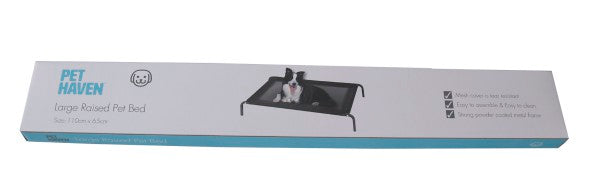 Pet Haven Metal Frame Pet Bed 110x65cm