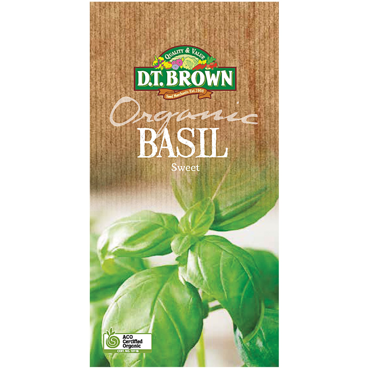 DT Brown Organic Seeds Variety
