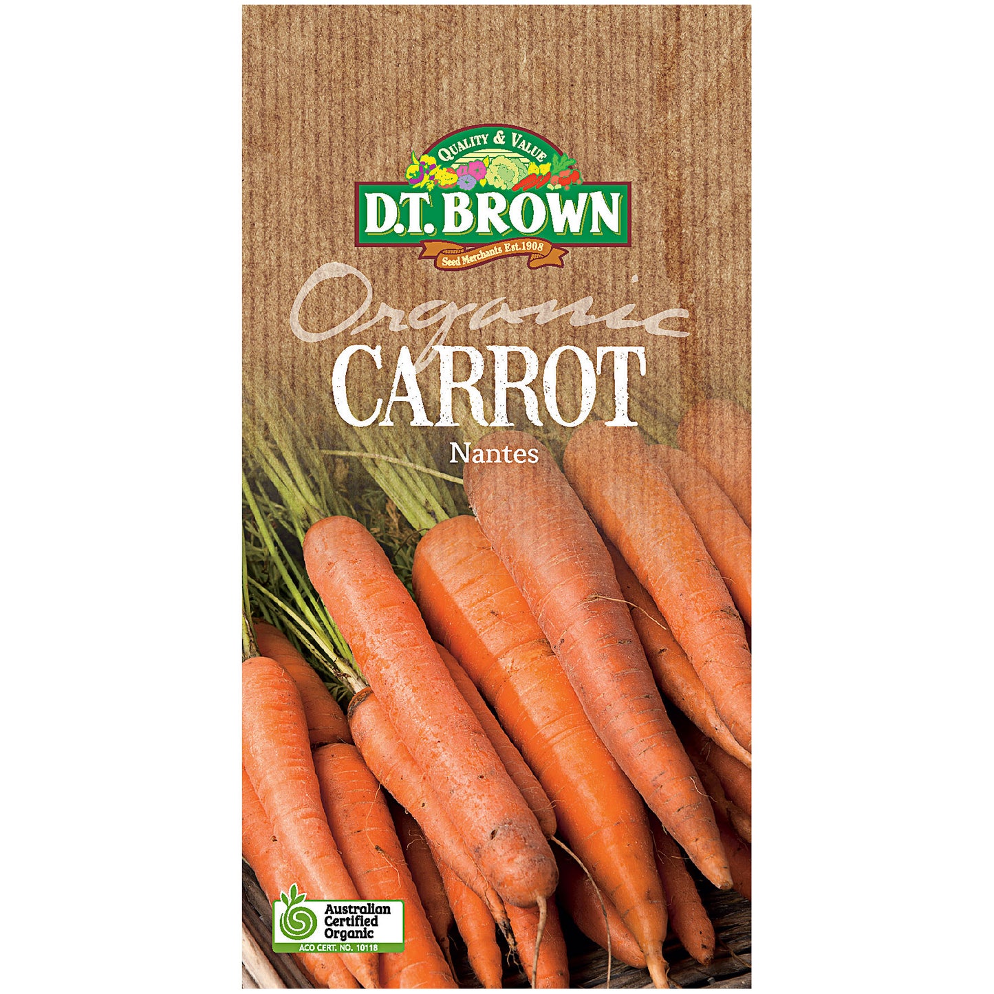 DT Brown Organic Seeds Variety
