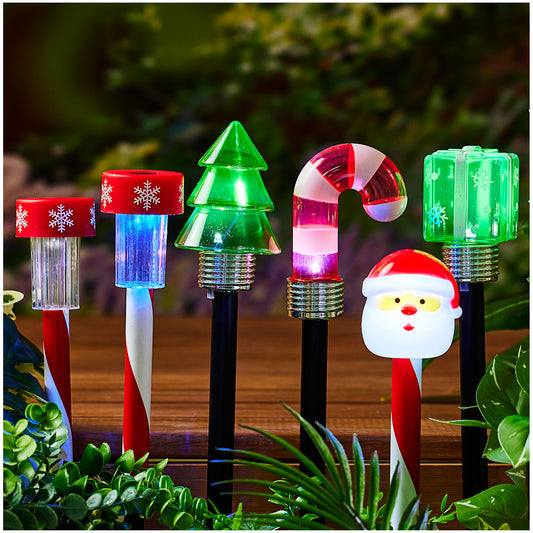 Solar Christmas Garden Stake