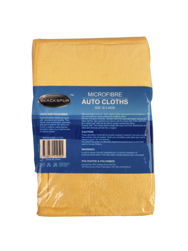 Blackspur Microfibre Multi-Purpose  Cloths 40pk