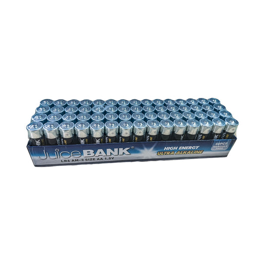 Juice Bank Alkaline AA Batteries 60pk
