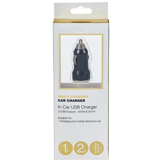 Multi Charger Car Charger 12v 2USB 2.4a