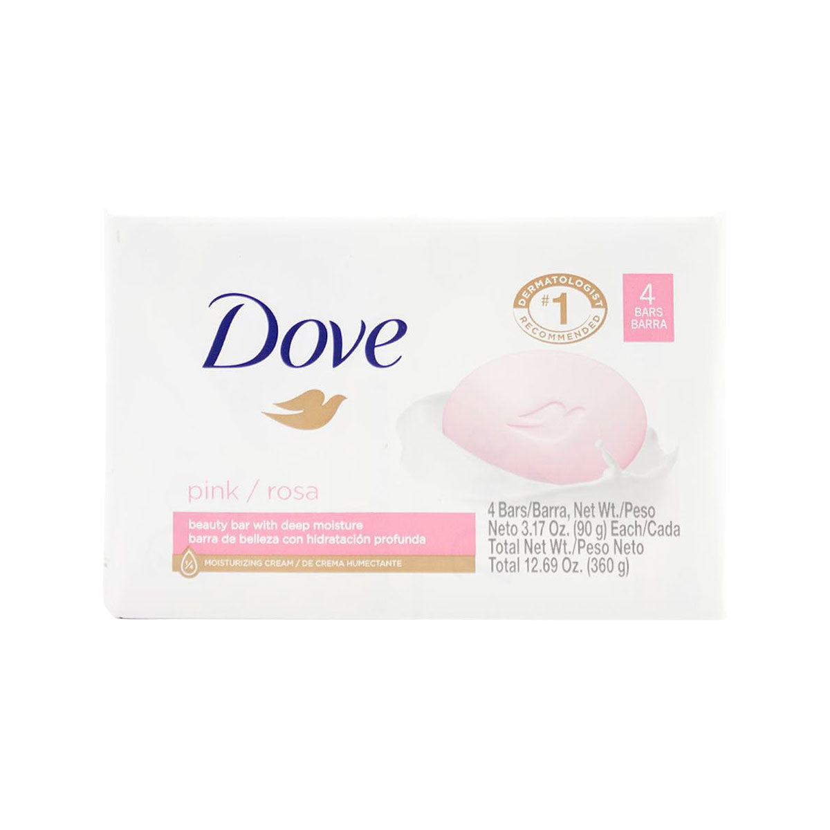 Dove Beauty Soap Bars Pink 4x 90g