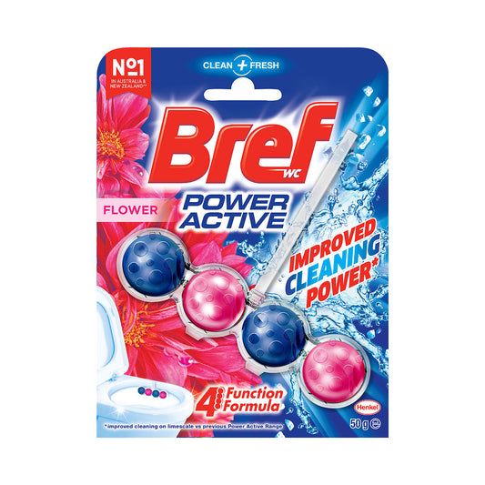 Bref Power Active Flower Blossom Rim Block Toilet Cleaner 50g